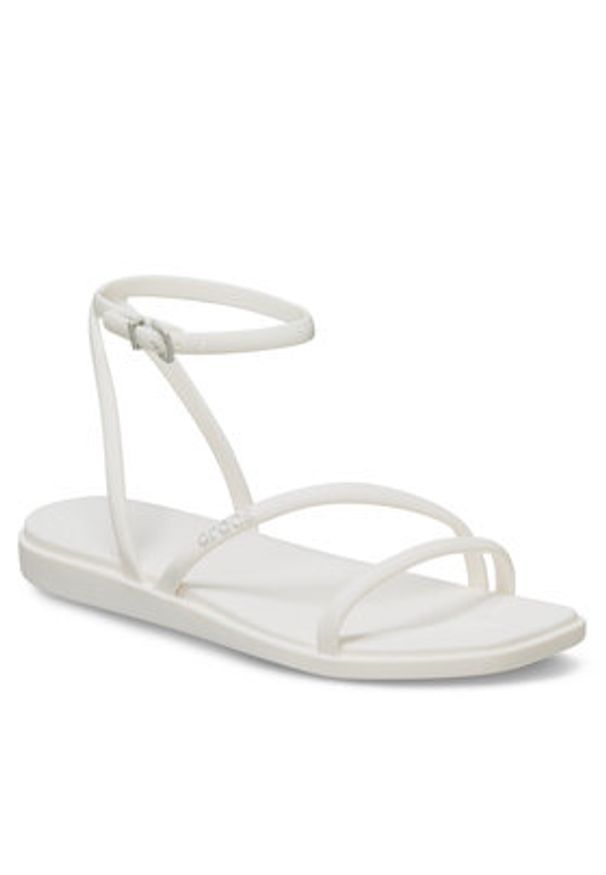 Crocs Sandały Miami Ankle Strap Sandal 212256 Beżowy. Kolor: beżowy