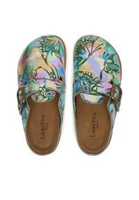 Laura Vita Klapki Brownieo 12 Srebrny. Kolor: srebrny. Materiał: skóra #6