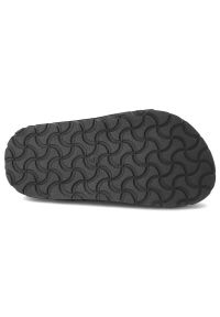 Big-Star - Klapki damskie Big Star, cholewka z materiału tekstylnego z dwoma regulowanymi paskami i sprzączkami, czarne, TT274531. Okazja: na co dzień. Kolor: czarny. Materiał: materiał. Wzór: paski. Sezon: lato. Styl: elegancki, klasyczny, casual #7