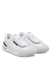 TOMMY HILFIGER - Tommy Hilfiger Sneakersy Retro Runner Seasonal FM0FM05425 Biały. Kolor: biały. Materiał: skóra #3
