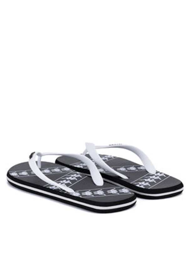 Kappa Japonki 371D2SW Banda Selyn - Black-White Kolorowy. Materiał: syntetyk, materiał. Wzór: kolorowy
