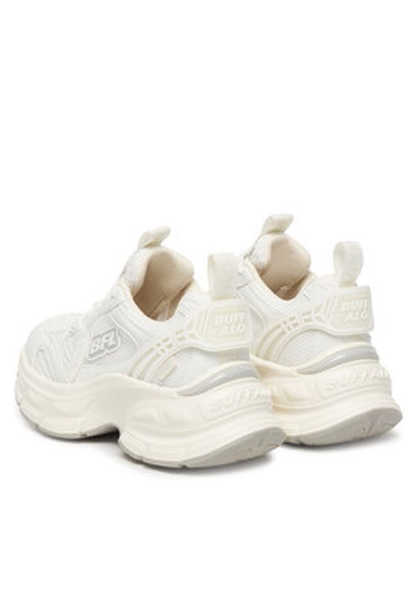 Buffalo Sneakersy Ridr One 1636631 Biały. Kolor: biały. Materiał: skóra
