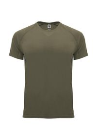 ROLY - Męska Koszulka Sportowa Z Krótkim Rękawem Bahrain. Kolor: zielony. Długość rękawa: krótki rękaw. Długość: krótkie. Sport: turystyka piesza #1