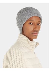 TOMMY HILFIGER - Tommy Hilfiger Czapka Twist AW0AW15325 Szary. Kolor: szary. Materiał: nylon, materiał