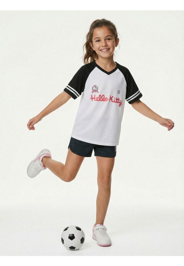 Sinsay - Koszulka z nadrukiem Hello Kitty - wielobarwny. Wzór: nadruk, motyw z bajki