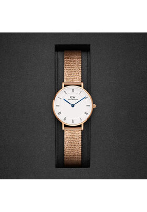 Daniel Wellington Zegarek Petite Roman Numerals Melrose DW00100681 Złoty. Kolor: złoty