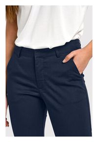 Kaffe Spodnie materiałowe Lea 10505191 Granatowy Slim Fit. Kolor: niebieski. Materiał: bawełna #6