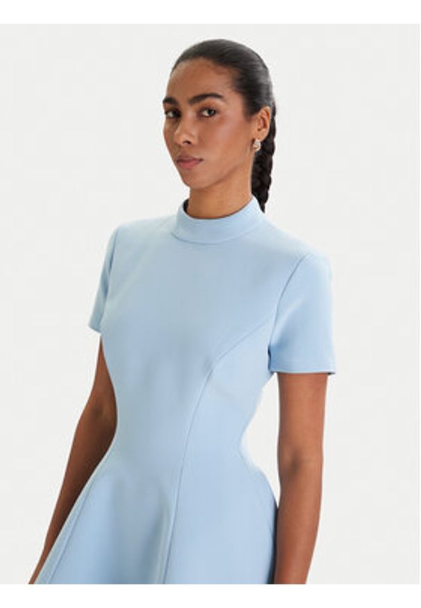 BARDOT - Bardot Sukienka koktajlowa Zephyra 59907DB Błękitny Slim Fit. Kolor: niebieski. Materiał: syntetyk, wiskoza. Styl: wizytowy
