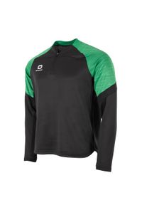 STANNO - Dziecięca bluza dresowa 1/4 z zamkiem błyskawicznym Stanno Bolt. Kolor: wielokolorowy, czarny, zielony. Materiał: dresówka #2