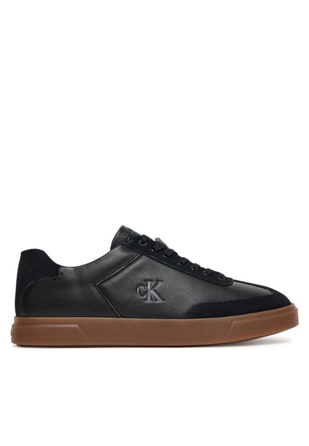 Calvin Klein Sneakersy Low Pro Cups Lth Mix Mg HW0HW02825 Czarny. Kolor: czarny. Materiał: skóra