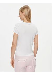 Juicy Couture T-Shirt Heritage Crest Tee JCWCT24337 Biały Slim Fit. Kolor: biały. Materiał: bawełna