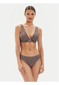 BOSS - Boss Dół od bikini Beatrix 50515552 Brązowy Regular Fit. Kolor: brązowy. Materiał: syntetyk