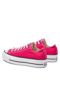 Converse Trampki Chuck Taylor All Star Lift Platform Ox A11539C Różowy. Kolor: różowy. Materiał: materiał. Obcas: na platformie #6