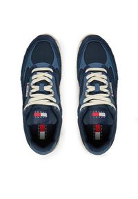 Tommy Jeans Sneakersy The Coney Suede EM0EM01501 Granatowy. Kolor: niebieski. Materiał: skóra, zamsz #4