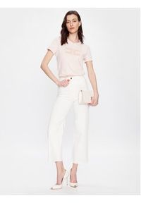 Elisabetta Franchi Jeansy PJ-89S-31E2-V250 Biały Flare Fit. Kolor: biały #3