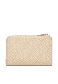 TOMMY HILFIGER - Tommy Hilfiger Portfel Th Icon Bifold Wallet Monoplay AW0AW18594 Beżowy. Kolor: beżowy. Materiał: skóra #2