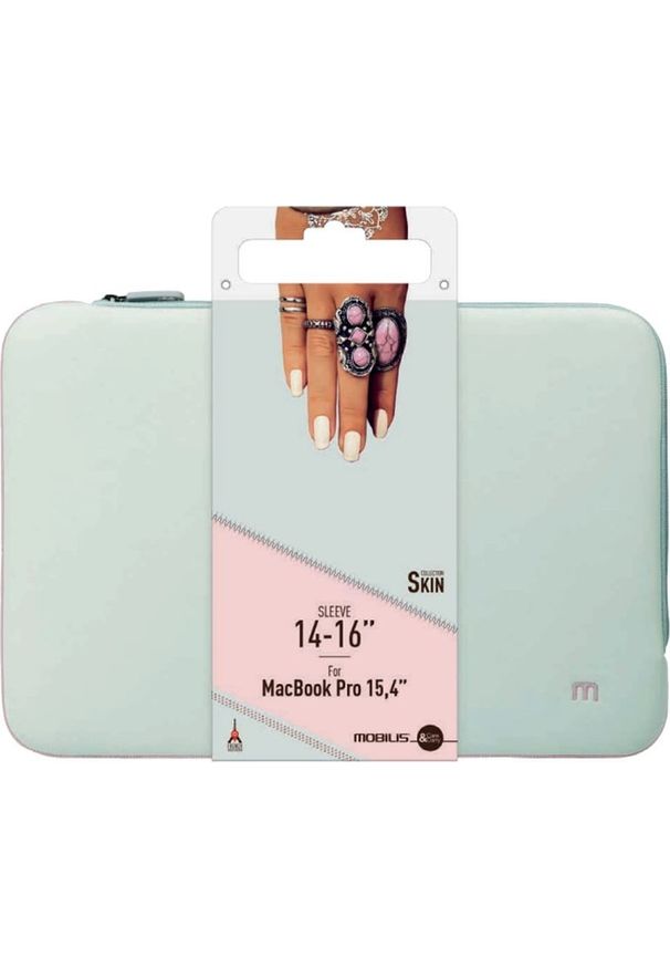 Etui Mobilis Mobilis Skin Sleeve 14-16" - Grey and pink