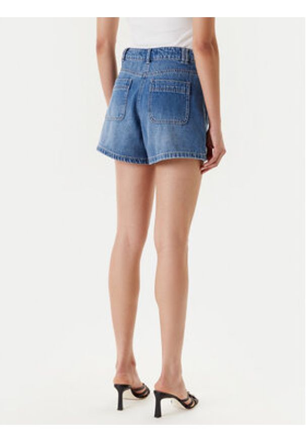 Morgan Szorty jeansowe 251-SHAMIZ Niebieski Slim Fit. Kolor: niebieski. Materiał: bawełna