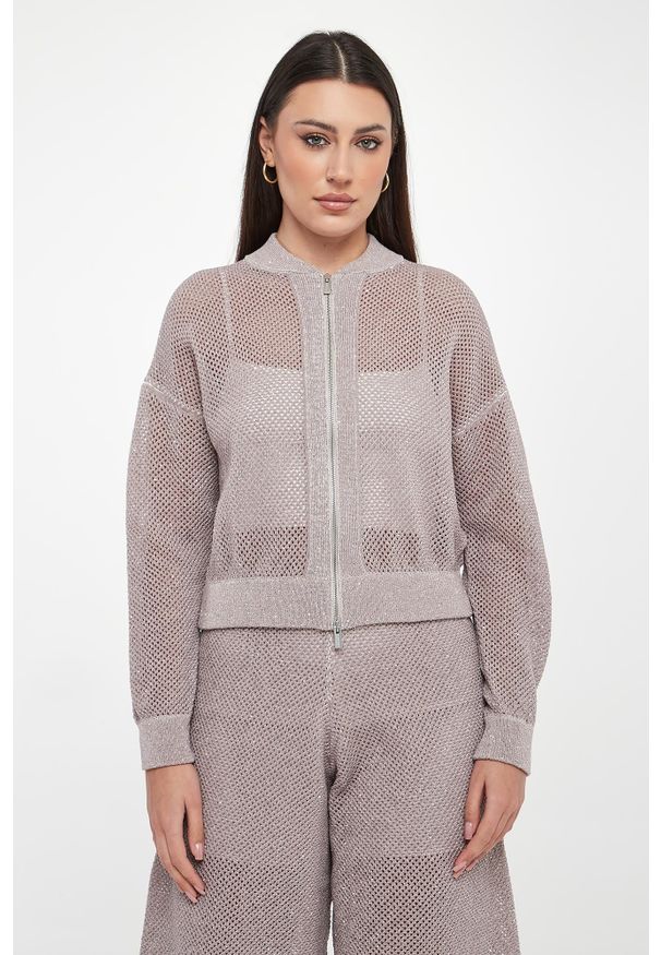 Kardigan damski lureksowy PESERICO