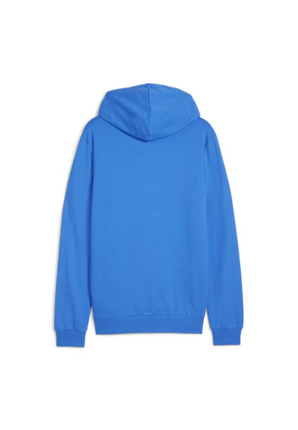 Bluza sportowa męska Puma B23607. Typ kołnierza: kaptur. Kolor: niebieski. Sport: piłka nożna