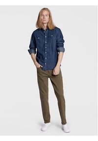 Blend Koszula jeansowa Bhnantes 20713192 Granatowy Regular Fit. Kolor: niebieski. Materiał: jeans, bawełna #5