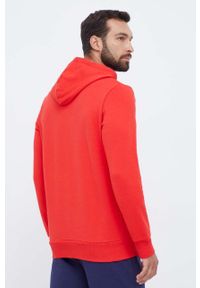 Puma bluza bawełniana męska kolor czerwony z kapturem z nadrukiem. Typ kołnierza: kaptur. Kolor: czerwony. Materiał: bawełna. Długość rękawa: długi rękaw. Długość: długie. Wzór: nadruk #4