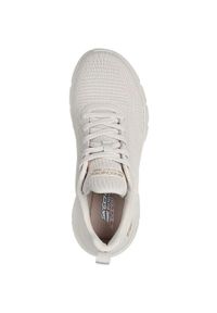 skechers - Buty do chodzenia damskie Skechers 117385OFWT. Kolor: biały. Materiał: tkanina, guma. Sport: turystyka piesza #2