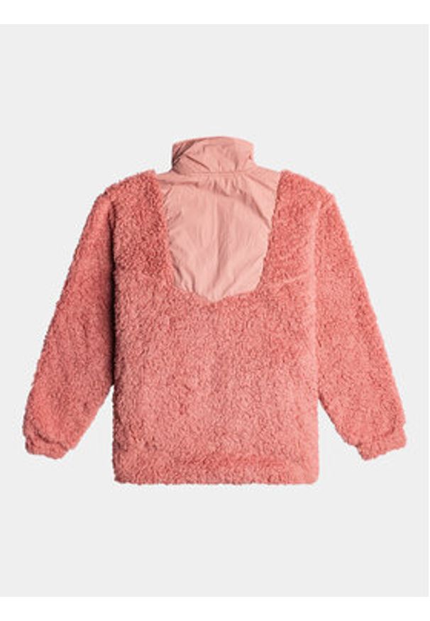 Roxy Polar Sherpa Jacket Plfl ERJPF03155 Różowy Regular Fit. Kolor: różowy. Materiał: syntetyk