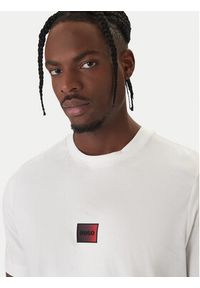 Hugo - HUGO T-Shirt Danotie 50553124 Biały Regular Fit. Kolor: biały. Materiał: bawełna #4