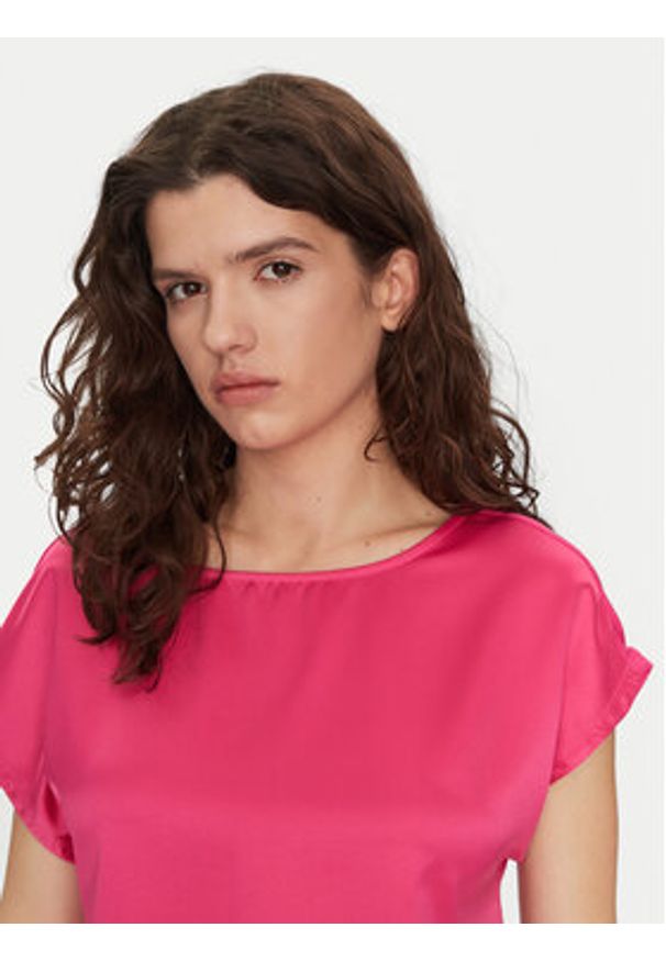 Vero Moda Bluzka Merle 10305151 Różowy Regular Fit. Kolor: różowy. Materiał: syntetyk
