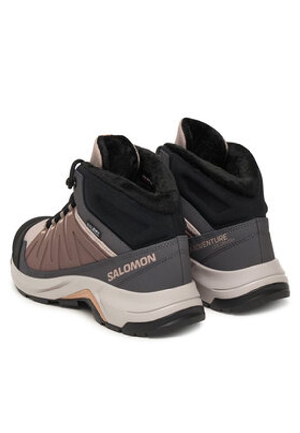salomon - Salomon Trekkingi X-Adventure Coldrush Waterproof L47856500 Różowy. Kolor: różowy. Materiał: materiał