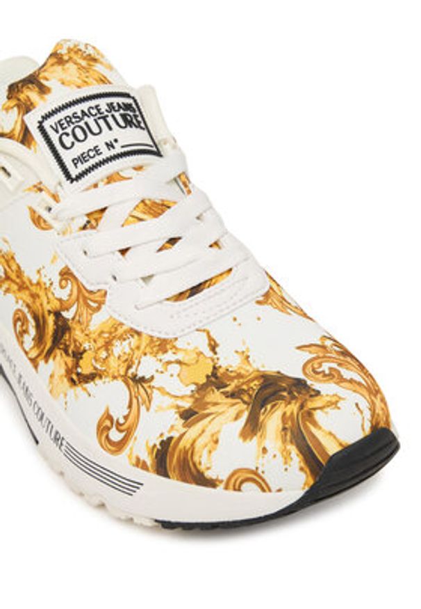 Versace Jeans Couture Sneakersy 80YA3SA1 Biały. Kolor: biały. Materiał: materiał