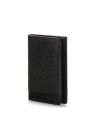 Ochnik - Portfel męski. Kolor: czarny. Materiał: skóra #5
