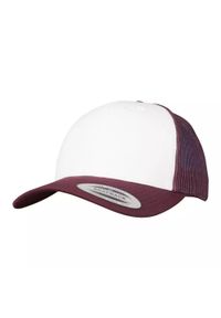 FLEXFIT - Retro Trucker Cap. Kolor: biały, wielokolorowy, czerwony, brązowy, szary. Styl: retro