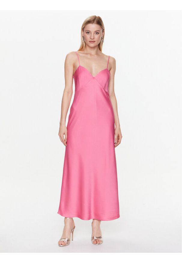 JOOP! Sukienka codzienna 30037091 Różowy Regular Fit. Okazja: na co dzień. Kolor: różowy. Materiał: syntetyk. Typ sukienki: proste. Styl: casual