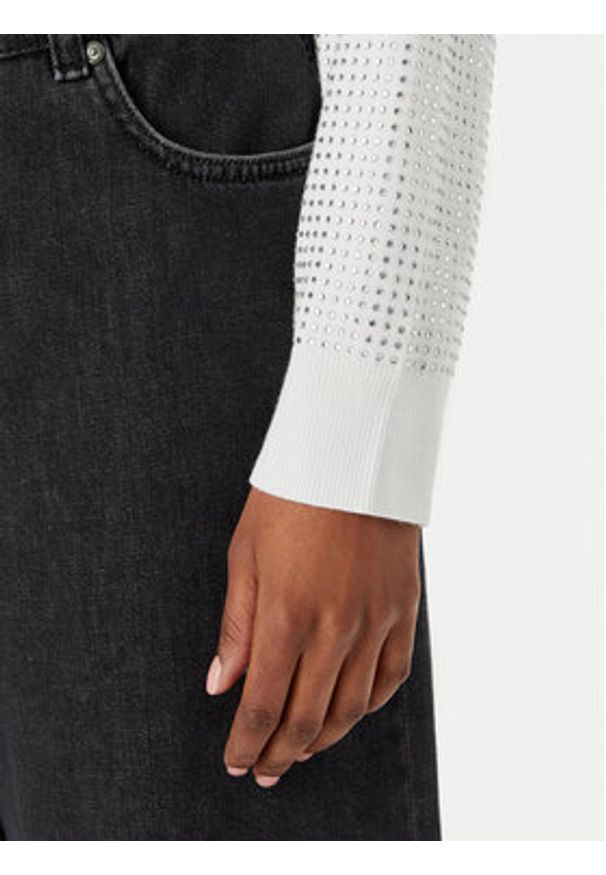 Guess Kardigan W5GR08 Z3MN2 Biały Regular Fit. Kolor: biały. Materiał: syntetyk