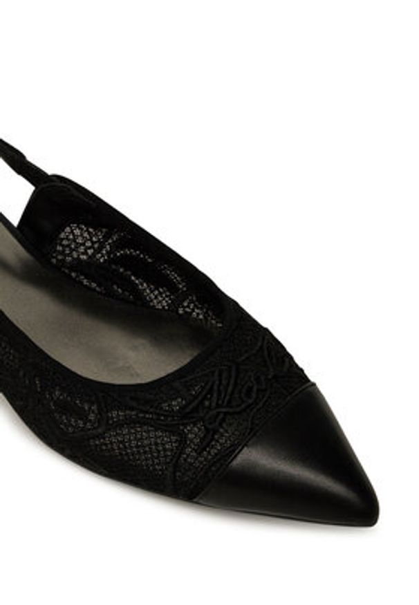 Karl Lagerfeld - KARL LAGERFELD Sandały Kerrie KL40152A Czarny. Kolor: czarny. Materiał: materiał
