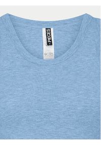 Pieces Top Anibi 17150269 Niebieski Regular Fit. Kolor: niebieski. Materiał: wiskoza #2