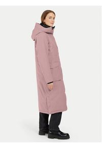 Didriksons Parka Leya 504846 Różowy Relaxed Fit. Kolor: różowy. Materiał: syntetyk