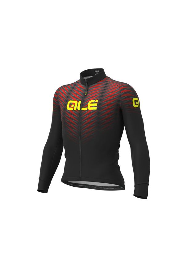 ALÉ CYCLING - Bluza rowerowa Solid Thorn. Kolor: wielokolorowy, żółty, czerwony, czarny. Sport: kolarstwo