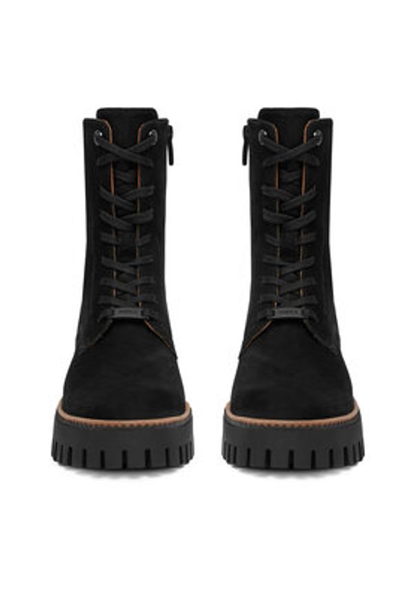 MEXX Trzewiki MX/009C-WI23 Czarny. Kolor: czarny. Materiał: nubuk, skóra