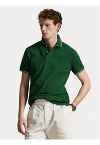 Polo Ralph Lauren Polo 710842621504 Zielony Regular Fit. Typ kołnierza: polo. Kolor: zielony. Materiał: bawełna #1