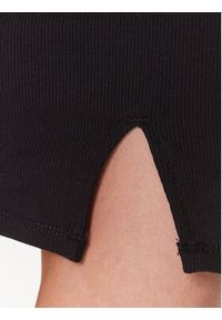 Tommy Jeans Spódnica Side Suit DW0DW15385 Czarny Bodycon Fit. Kolor: czarny. Materiał: bawełna
