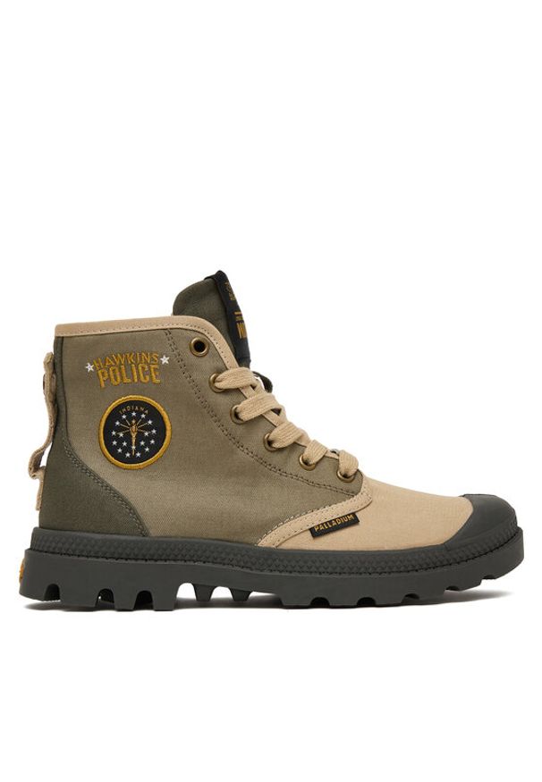 Palladium Trapery Pampa Hawkins Police 94624-308-M Zielony. Kolor: zielony. Materiał: materiał