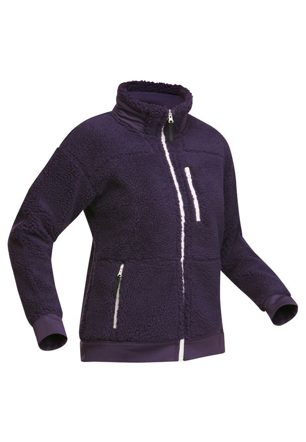 quechua - Polar turystyczny damski Quechua SH500 Ultra-Warm. Kolor: fioletowy. Materiał: polar. Sport: turystyka piesza