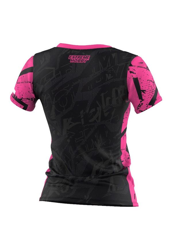 Koszulka Sportowa Techniczna Damska EXTREME HOBBY NEO. Kolor: różowy. Materiał: poliester, elastan. Długość rękawa: krótki rękaw. Długość: krótkie. Sport: kolarstwo, fitness
