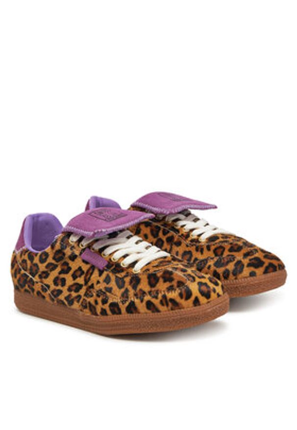 Steve Madden Sneakersy Ethora-L SM11003527 Brązowy. Kolor: brązowy. Materiał: zamsz, skóra