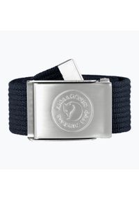 Pasek do spodni Fjällräven 1960 Logo Belt. Kolor: niebieski. Sezon: lato. Sport: turystyka piesza #2