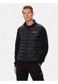 EA7 Emporio Armani Bezrękawnik 8NPQ06 PNGPZ 0208 Czarny Regular Fit. Kolor: czarny. Materiał: syntetyk. Długość rękawa: bez rękawów