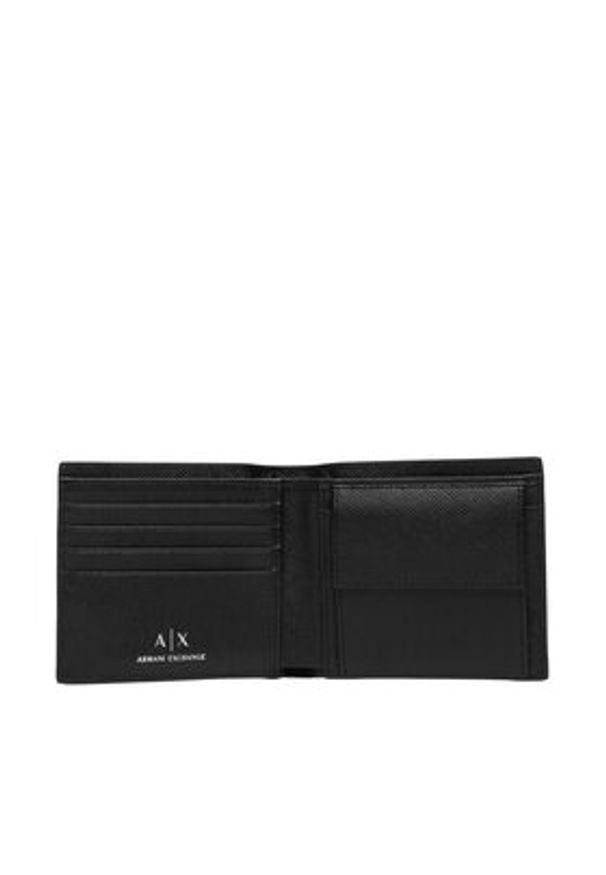 Armani Exchange Portfel XM000167 AF12702 UC001 Czarny. Kolor: czarny. Materiał: skóra